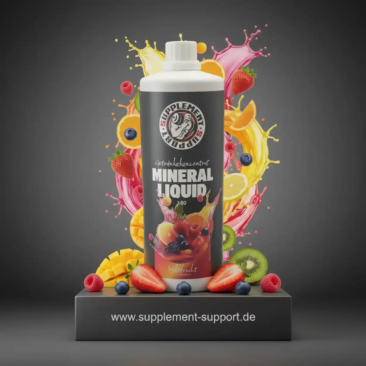 Low Carb Vital Drink Mineral Drink Konzentrat Sirup 1Liter - Supplement Support