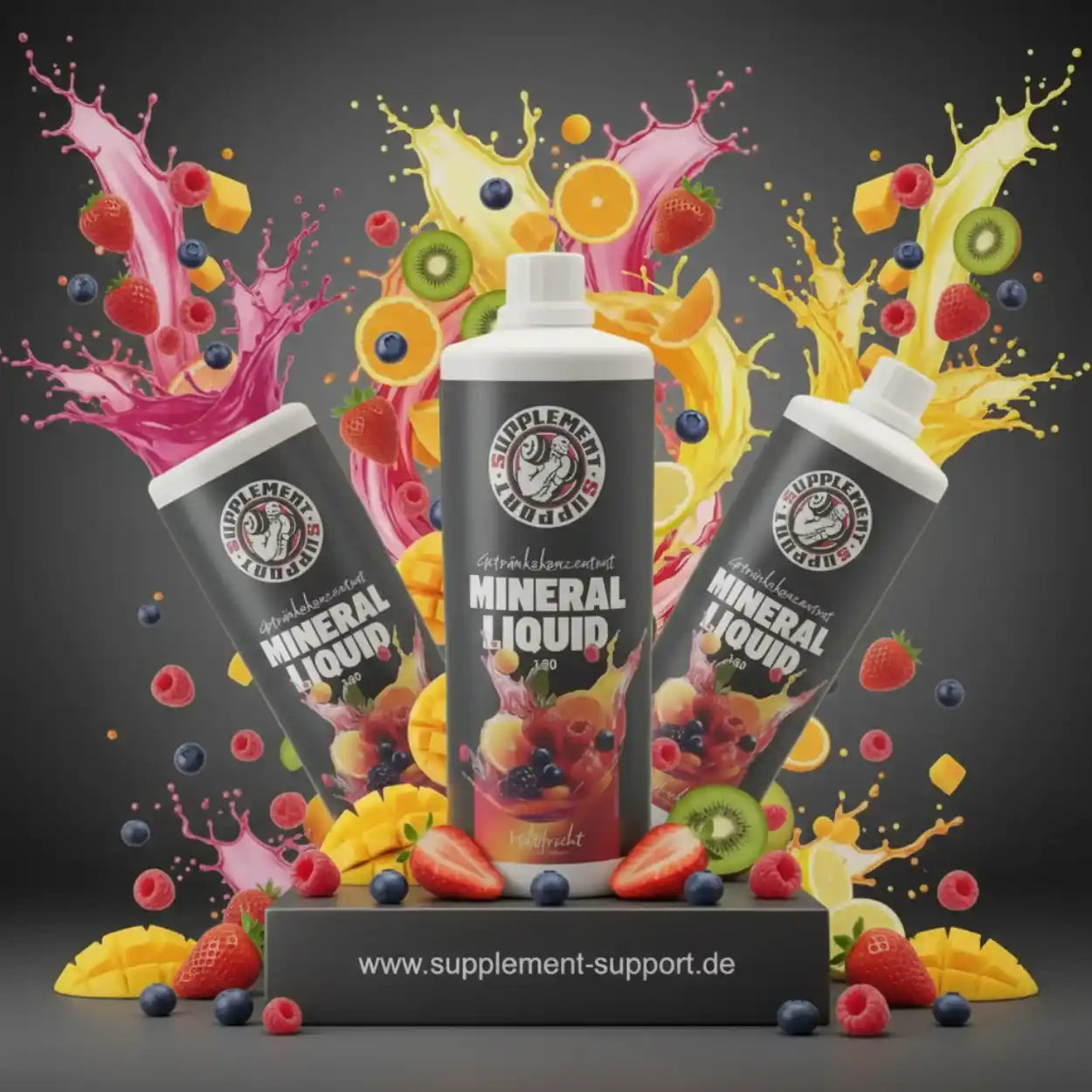 Low Carb Vital Drink Mineral Drink Konzentrat Sirup 1Liter - Supplement Support