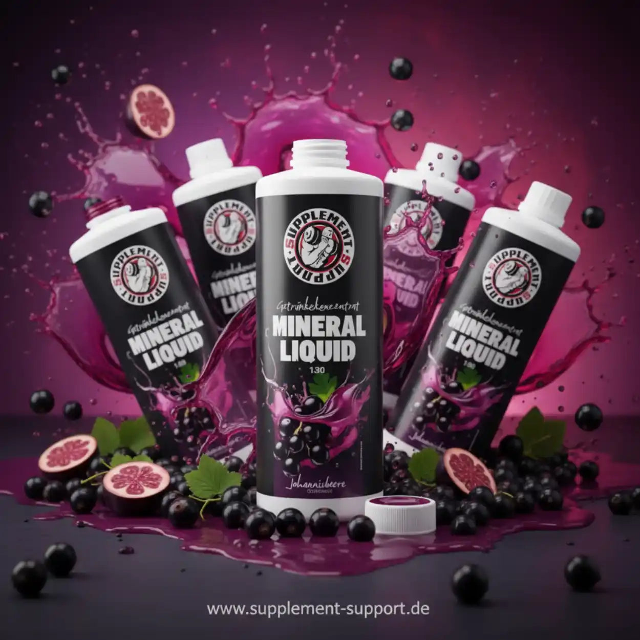 Low Carb Vital Drink Mineral Drink Konzentrat Sirup 1Liter - Supplement Support