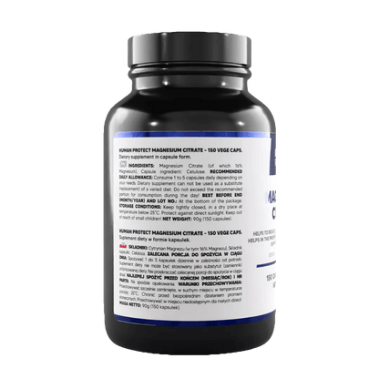 Magnesium Citrate 150 caps. 500mg - Supplement Support