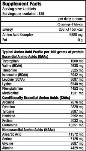 MEGA Amino Tabs - 300-900 Tabletten - Supplement Support