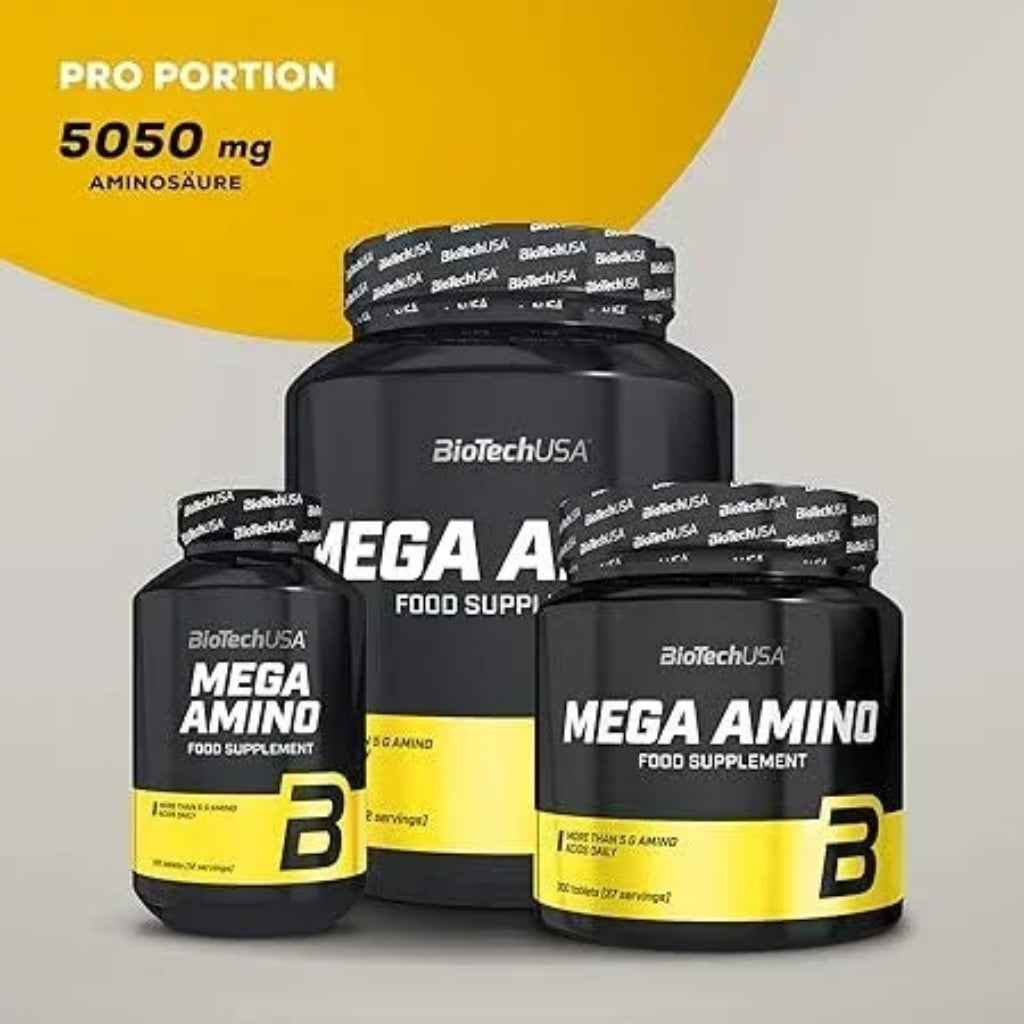 MEGA Amino Tabs - 500 Tabletten - Supplement Support