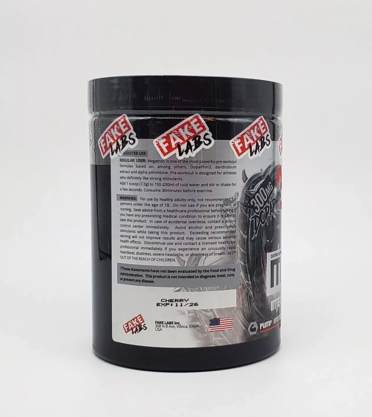 MEGATRON US Pre Workout Booster 263g - Supplement Support