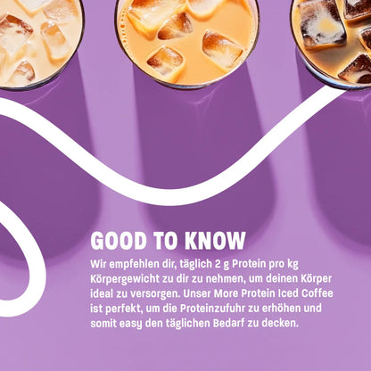 MORE PROTEIN ICED COFFEE, 300g - Supplement Support