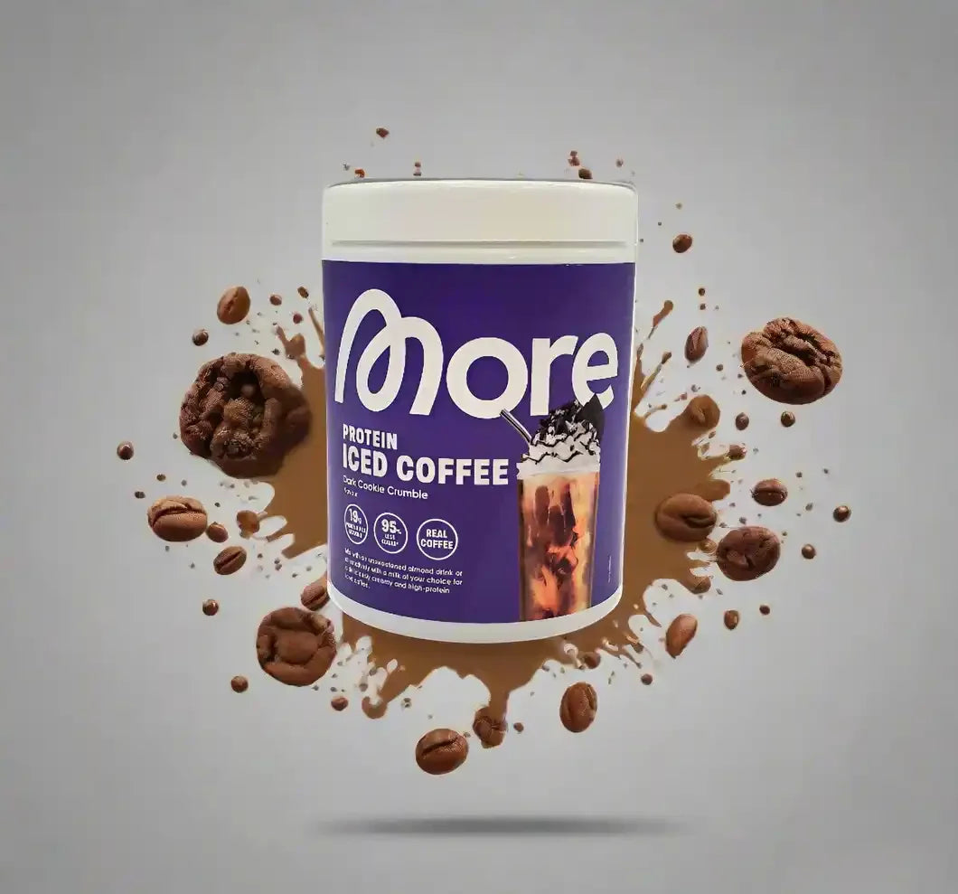 MORE PROTEIN ICED COFFEE, 300g - Supplement Support