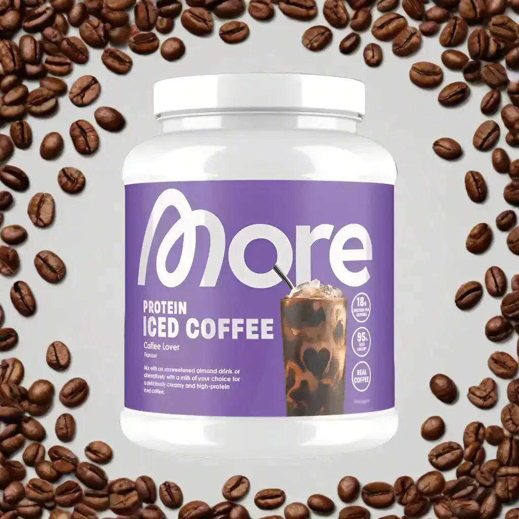MORE PROTEIN ICED COFFEE, 500G - Supplement Support