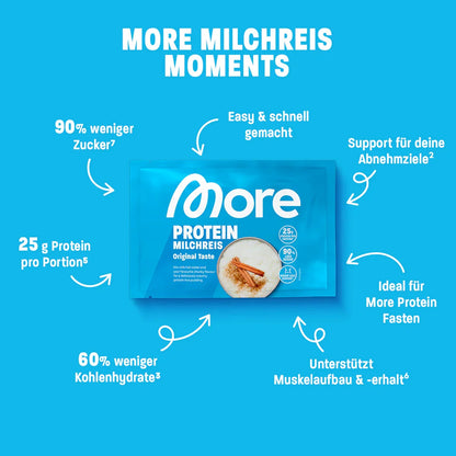 More Protein Milchreis 65g - Original Taste - Supplement Support