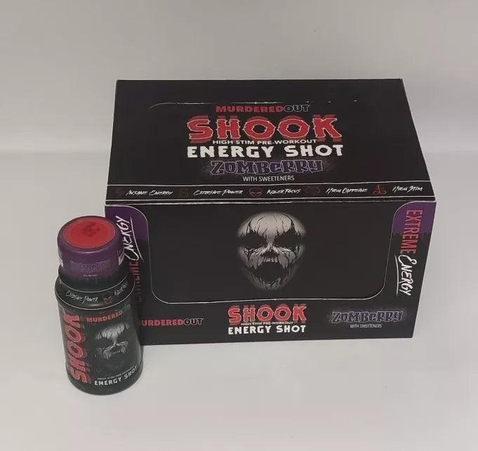 Murdered Out ENERGY Shook Shot 12x60ml - Supplement Support