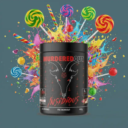 Murdered Out Insidious 463g Pre Workout Booster - Supplement Support