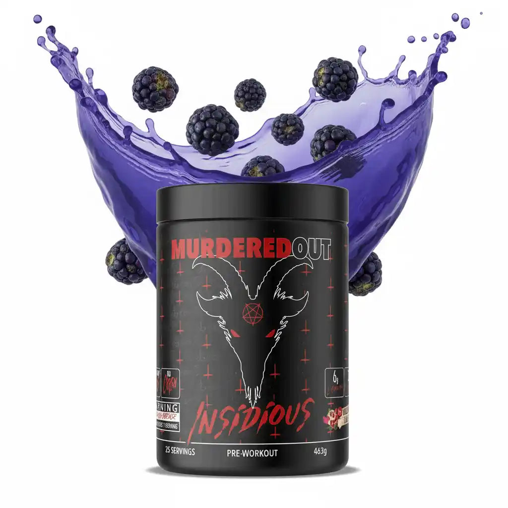 Murdered Out Insidious 463g Pre Workout Booster - Supplement Support