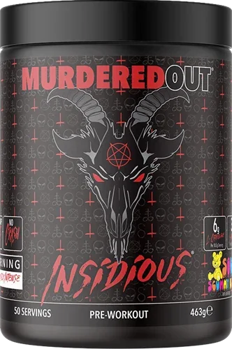 Murdered Out Insidious 463g Pre Workout Booster - Supplement Support
