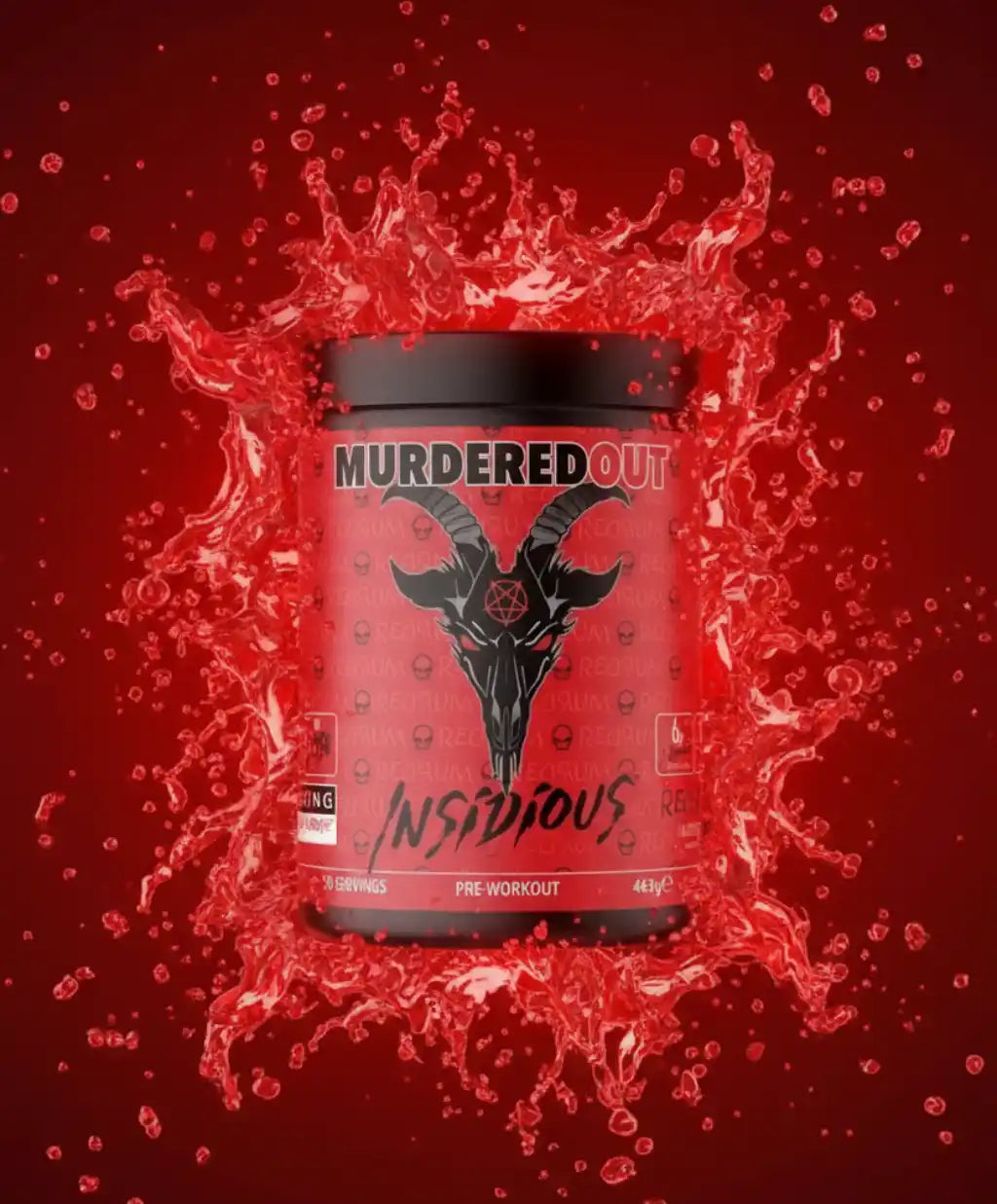 Murdered Out Insidious 463g Pre Workout Booster - Supplement Support