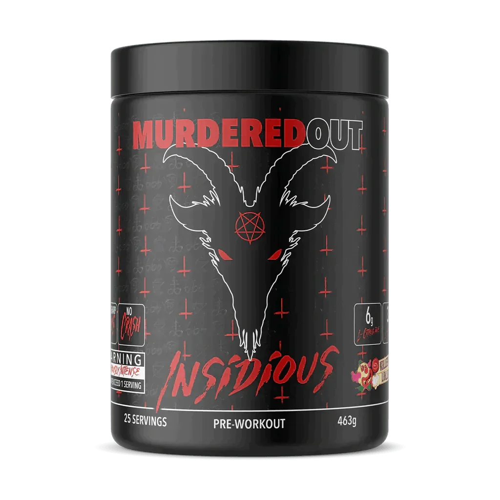 Murdered Out Insidious 463g Pre Workout Booster - Supplement Support