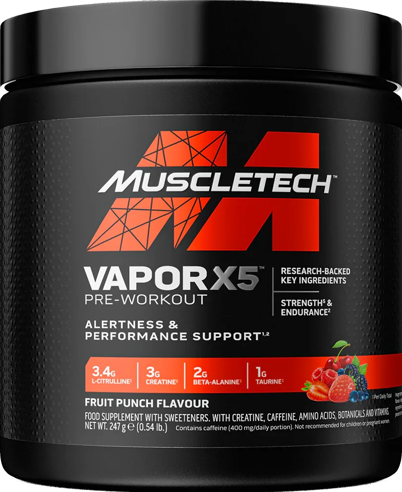Muscle Tech naNO X5 Next Gen 240g Pre Workout Booster - Supplement Support