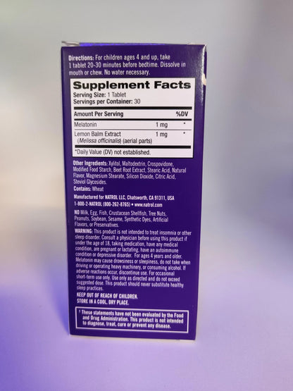 Natrol, Kids, Melatonin Erdbeere 30 Tabletten - Supplement Support