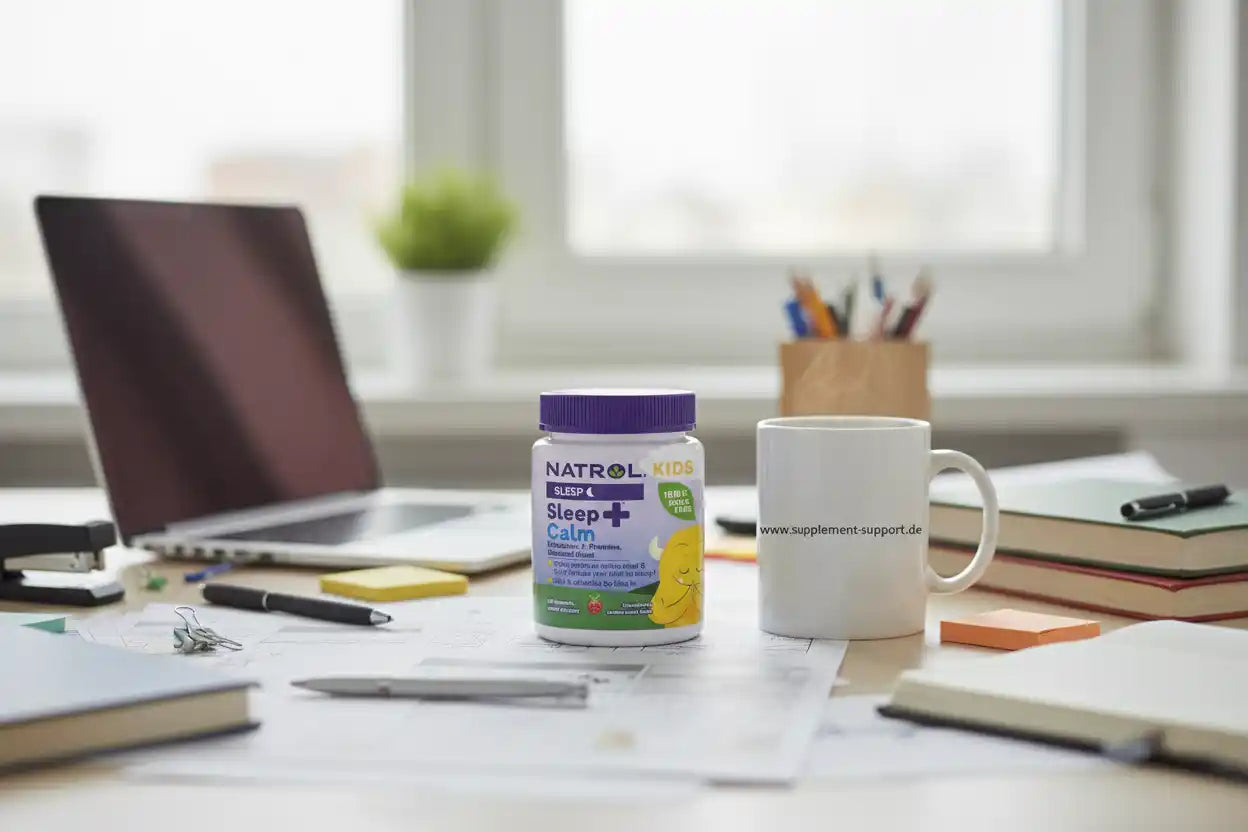 Natrol Kids Sleep+ Calm, Strawberry, 60 Gummis - Supplement Support