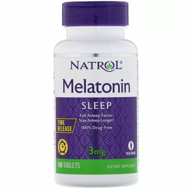 Natrol Time Release Sleep Support 100 Tabletten 3mg - Supplement Support