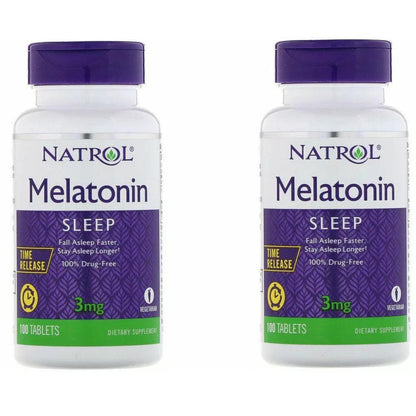 Natrol Time Release Sleep Support 2x100 Tabletten - Supplement Support