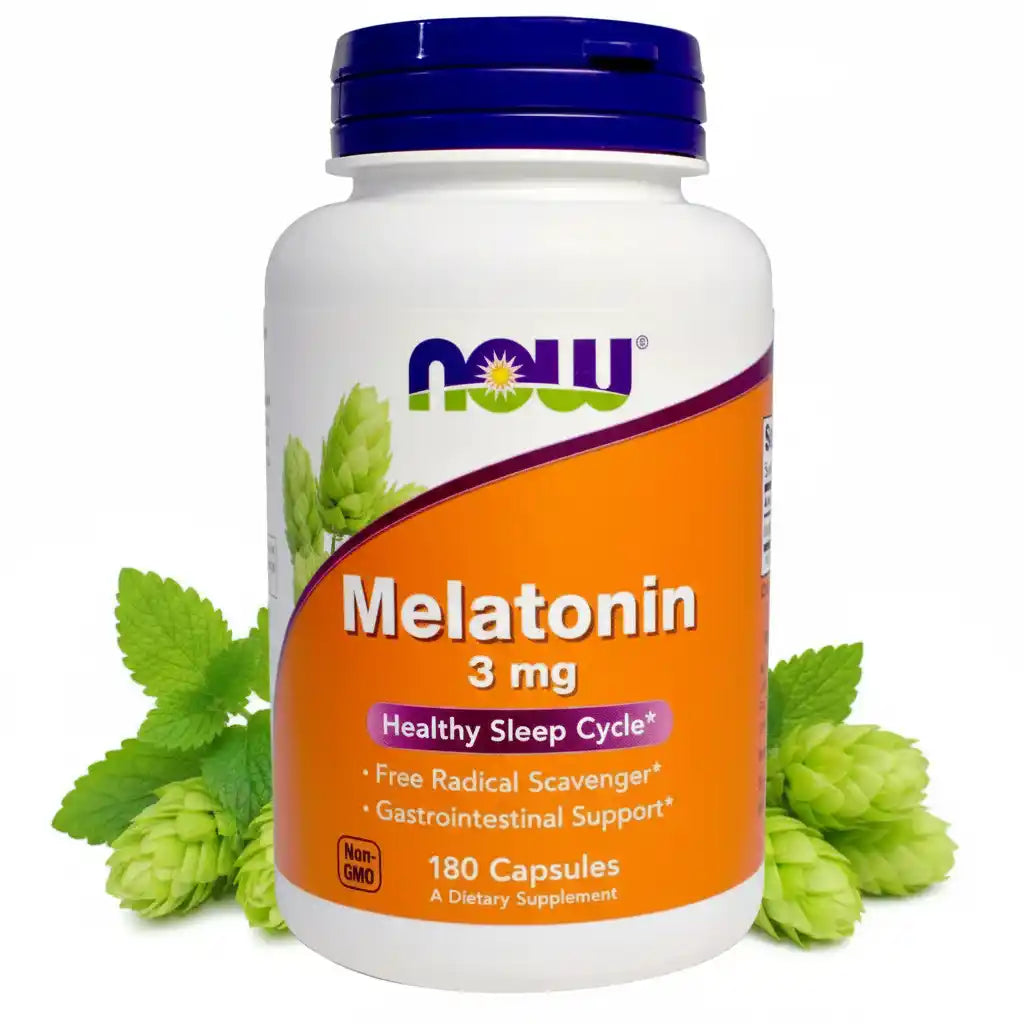 Now Foods, Sleep Support 3 mg, 180 Kapseln - Supplement Support