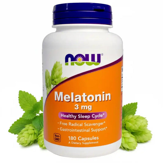 Now Foods, Sleep Support 3 mg, 180 Kapseln - Supplement Support