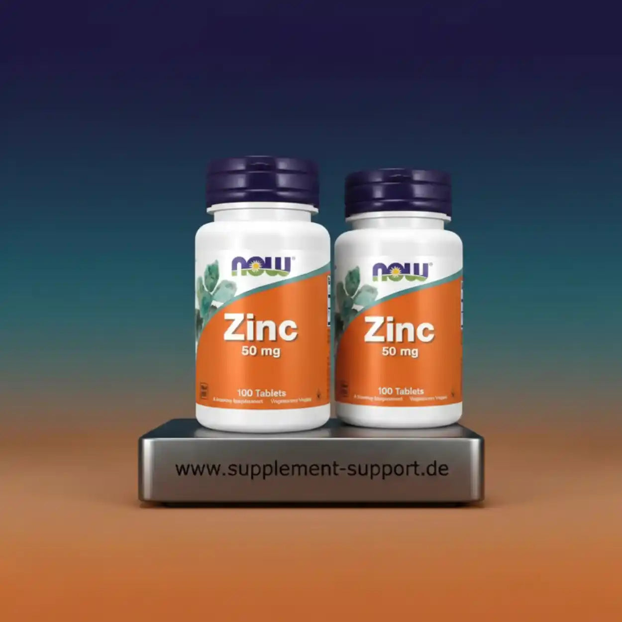 Zink 50 mg Tabletten von NOW Foods, Nahrungsergänzungsmittel für Immunsystem und Gesundheit