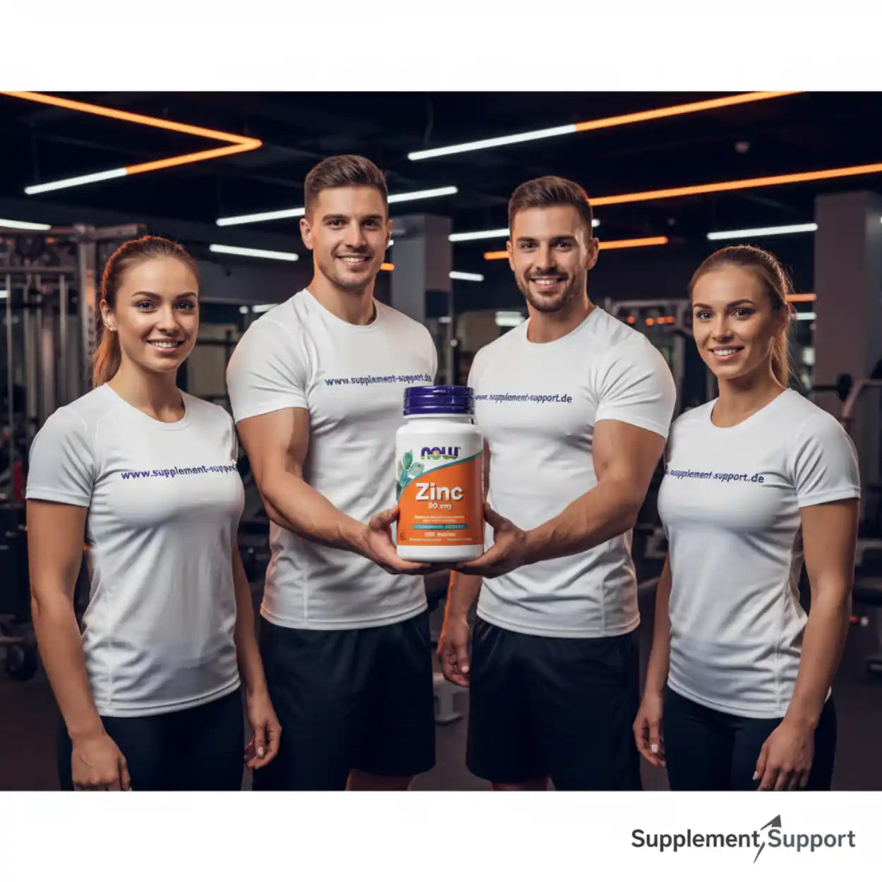 Zink 50 mg Veggie Kapseln von NOW Foods, präsentiert im Fitnessstudio von Supplement Support Team