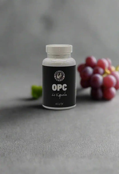 OPC Kapseln, vegan, 60 Stück – Nahrungsergänzung mit Traubenextrakt