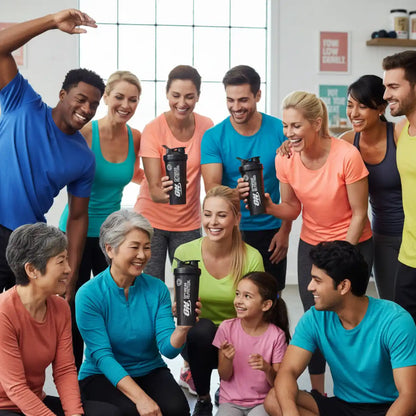 Optimum Smartshake Revive Shaker – 750 ml – Schwarz - Supplement Support