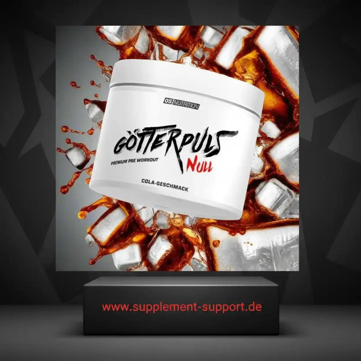 OS Nutrition Götterpuls® ZERO Pre Workout Booster 300g STIM FREE 