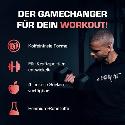 OS Nutrition Götterpuls® NULL Pre Workout Booster 300g STIM FREE