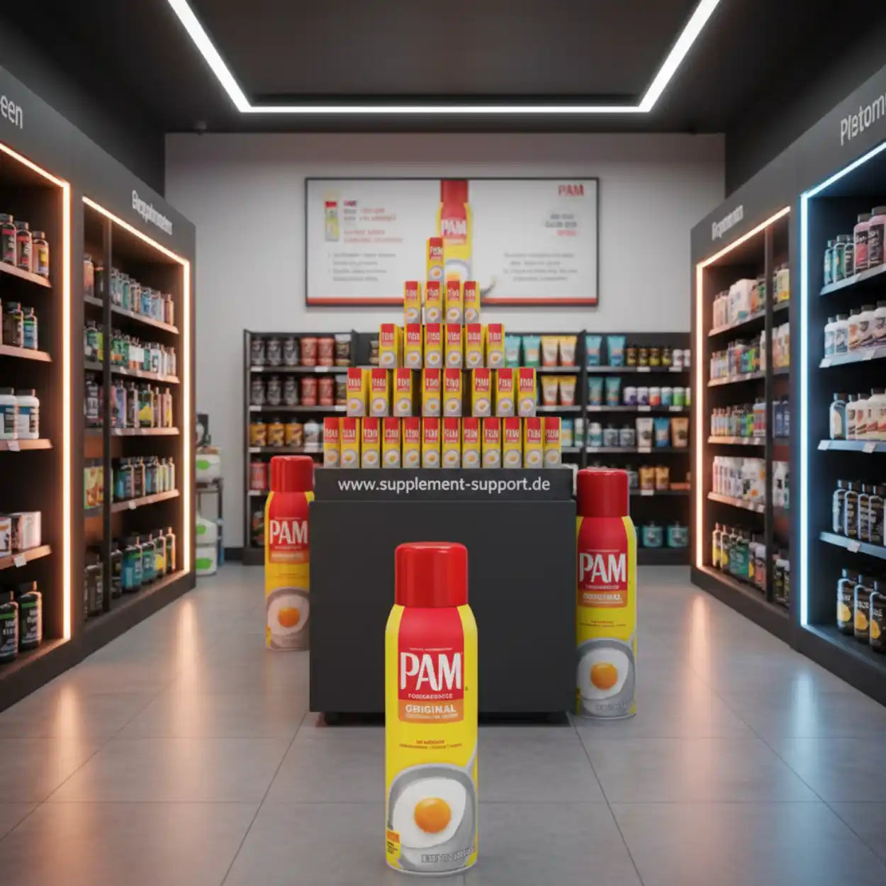 Spray de cuisson Pam Original, différents types et tailles