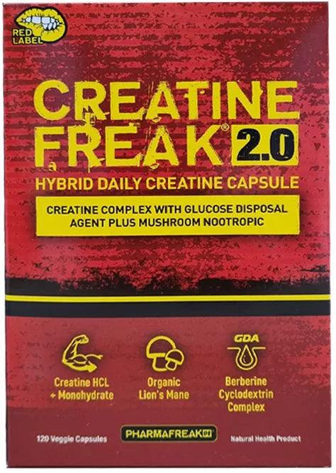 PF CREATINE FREAK - 120 CAPS - Supplement Support