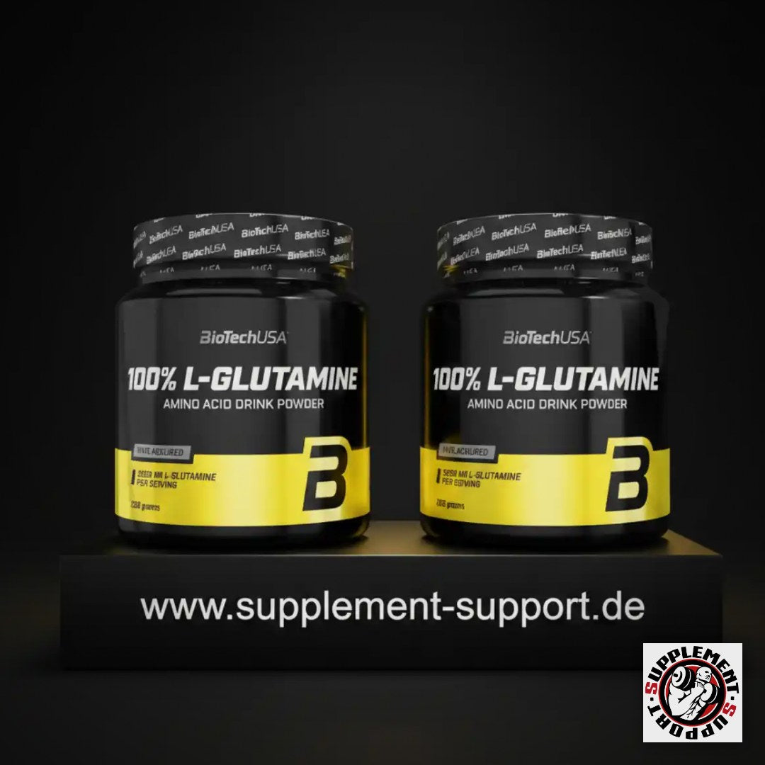 BioTech USA 100% L-Glutamin 2x500g - Aminosäuren