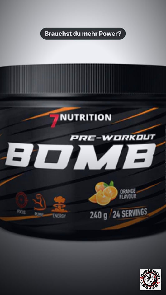 7Nutrition Bomb Booster - 240g Orange