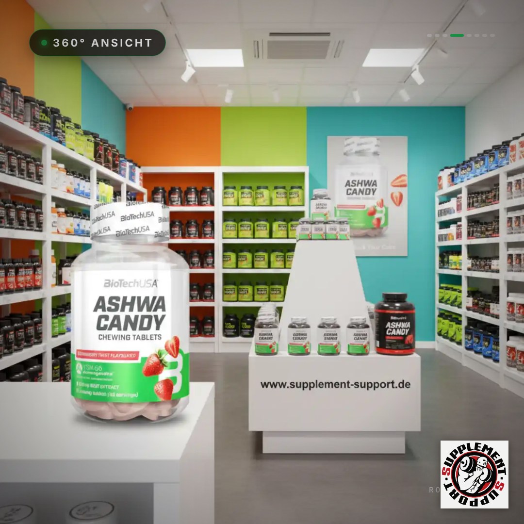 Ashwa Candy - 90 Kautabletten strawberry twist