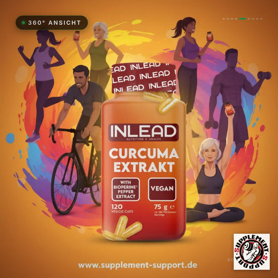 Inlead Curcuma Extrakt 120 Caps – 360° Spin