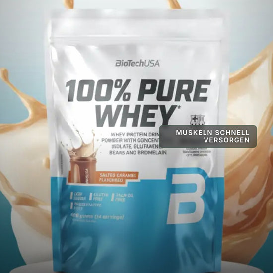 100% Pure Whey Protein Pulver 400g