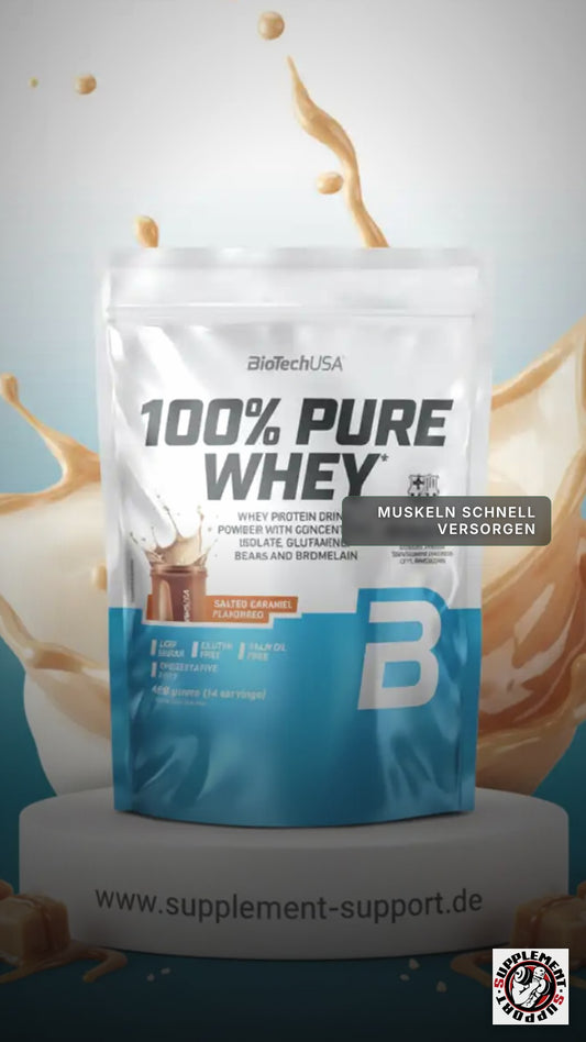 100% Pure Whey Protein Pulver 400g
