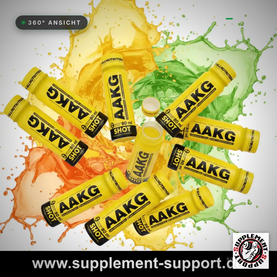 ALL NUTITION® AAKG 4000mg + CITRULLIN 1500mg SHOT 12x80ml – 360° Spin
