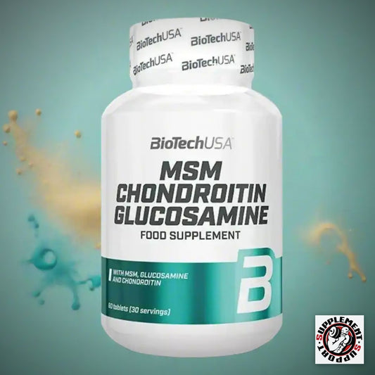 BioTech USA MSM Chondroitin Glucosamine - 60 Tabletten