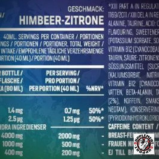 AK47 Pre Workout Booster SHOT, 80ML
