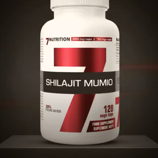 7Nutrition Shilajit Mumio - 120 Vegan Kaps. a´ 400mg