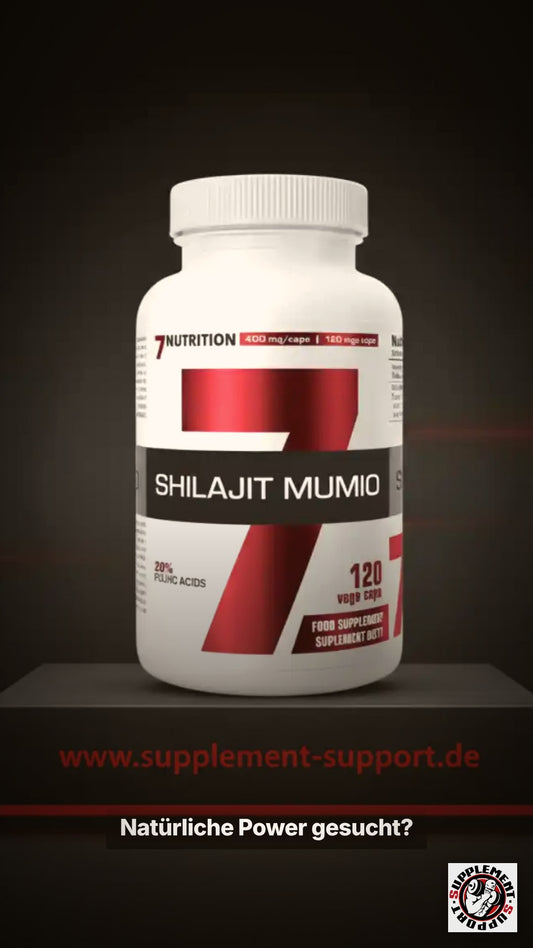 7Nutrition Shilajit Mumio - 120 Vegan Kaps. a´ 400mg