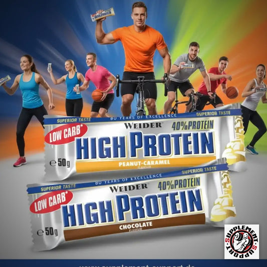 WEIDER HIGH PROTEIN BAR 24x50g RIEGEL
