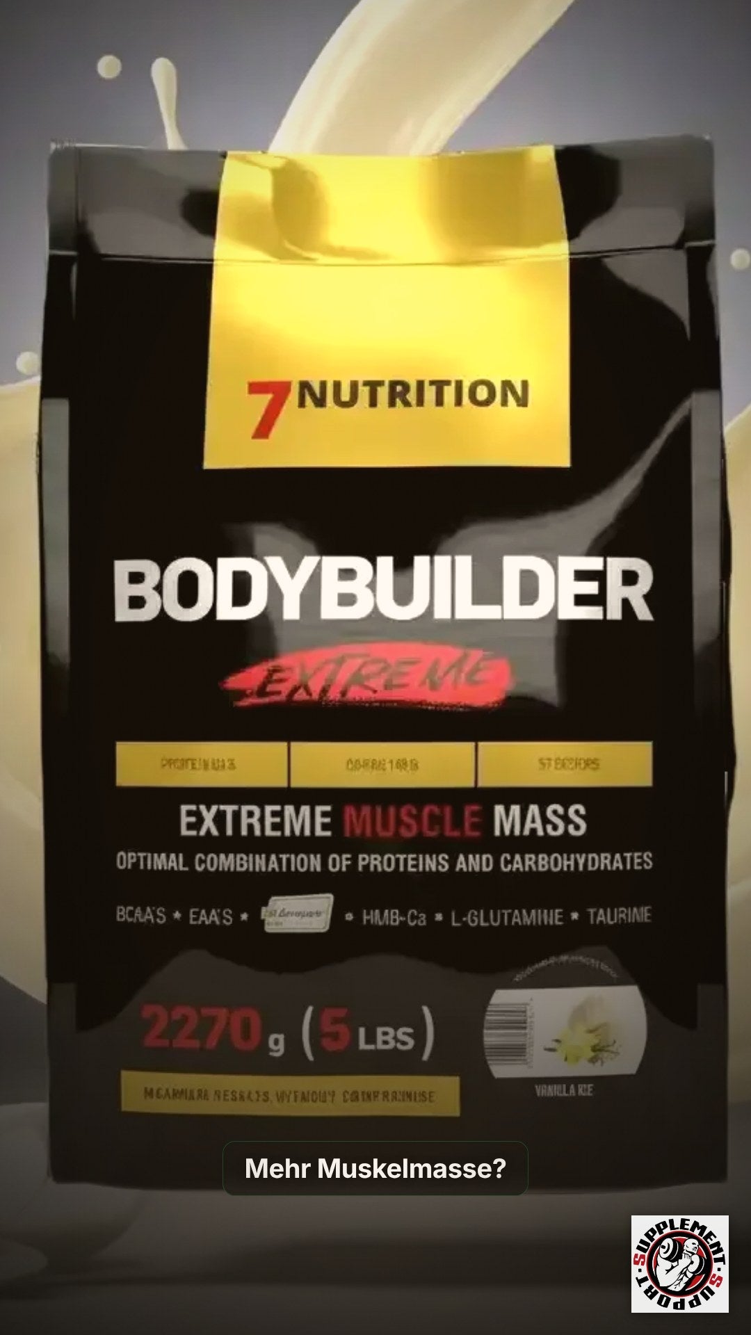 7Nutrition Bodybuilder Extreme Mass Gainer 2270g