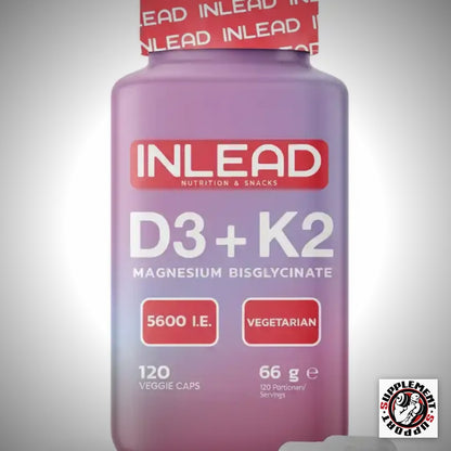 Inlead Vitamin D3 + K2 + Magnesium 120 Caps