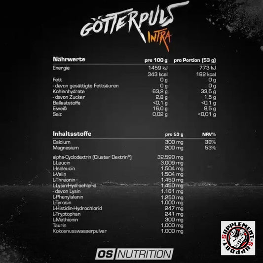 GÖTTERPULS INTRA – PREMIUM INTRA WORKOUT DRINK 1.060 G