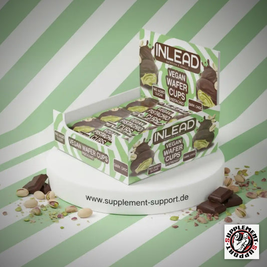 Inlead Wafer Cups 15x50 g Vegan Pistachio Dark Choc