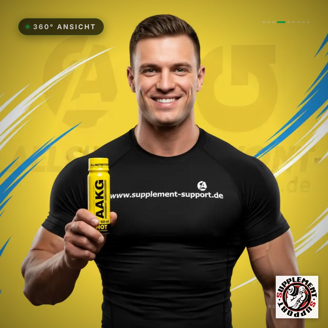 ALL NUTITION® AAKG 4000mg + CITRULLIN 1500mg SHOT – 360° Spin