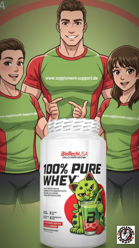 100% Pure Whey Protein Pulver 900g